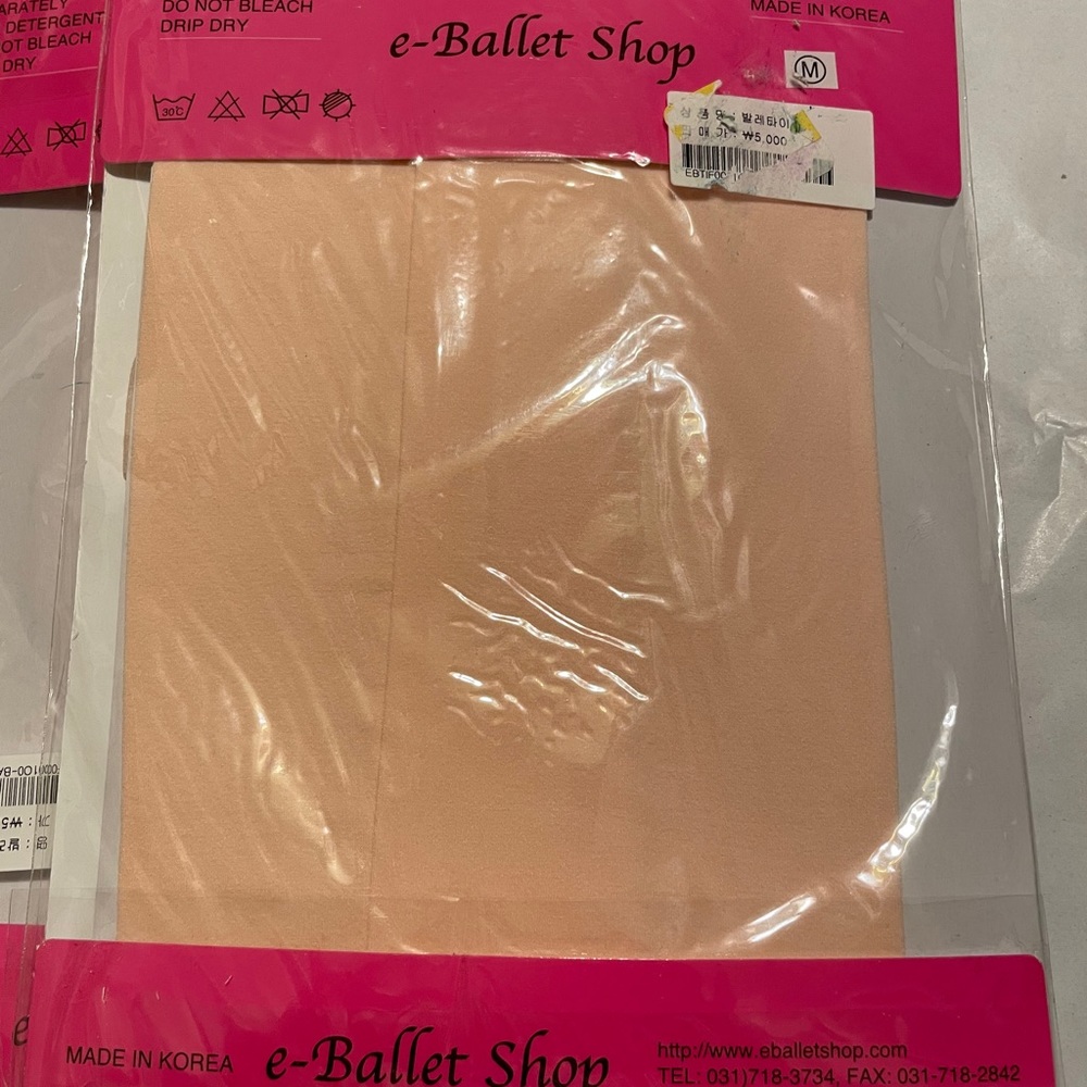 New Footless Pink Lady Dance Tights Made Of Lycra